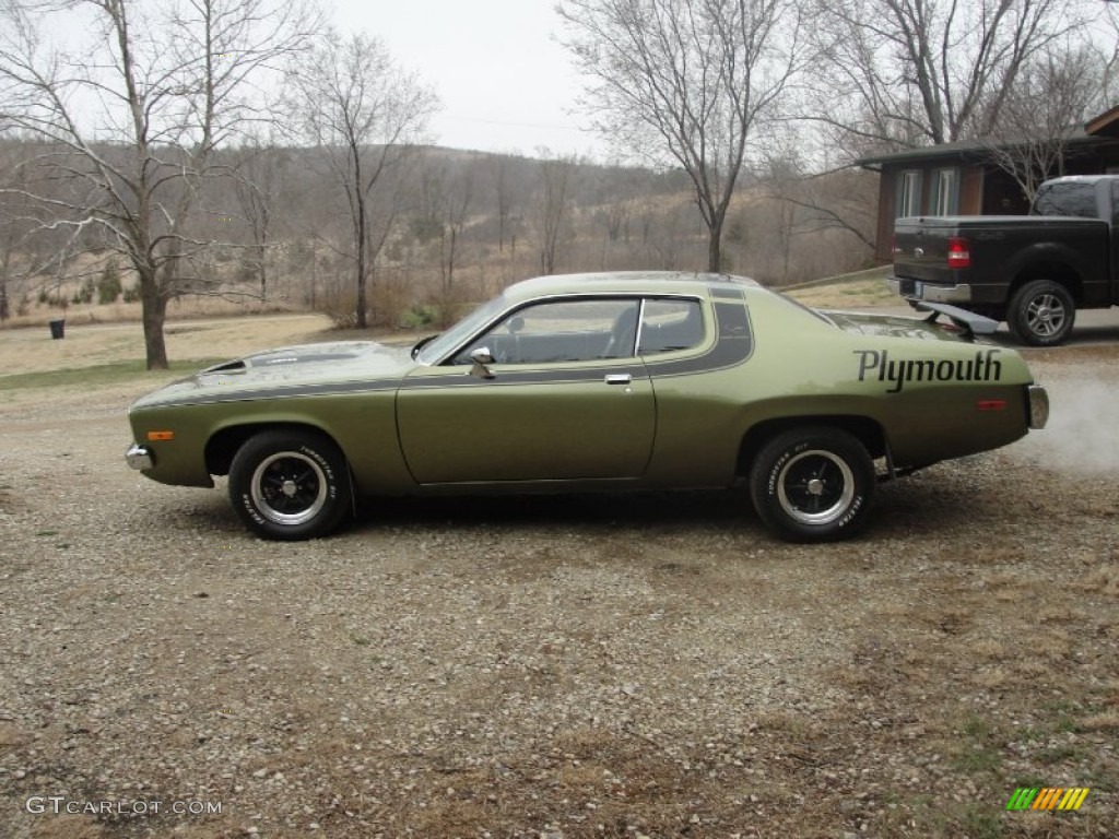 Amber Sherwood Metallic 1973 Plymouth Satellite Road Runner Exterior Photo #92306490