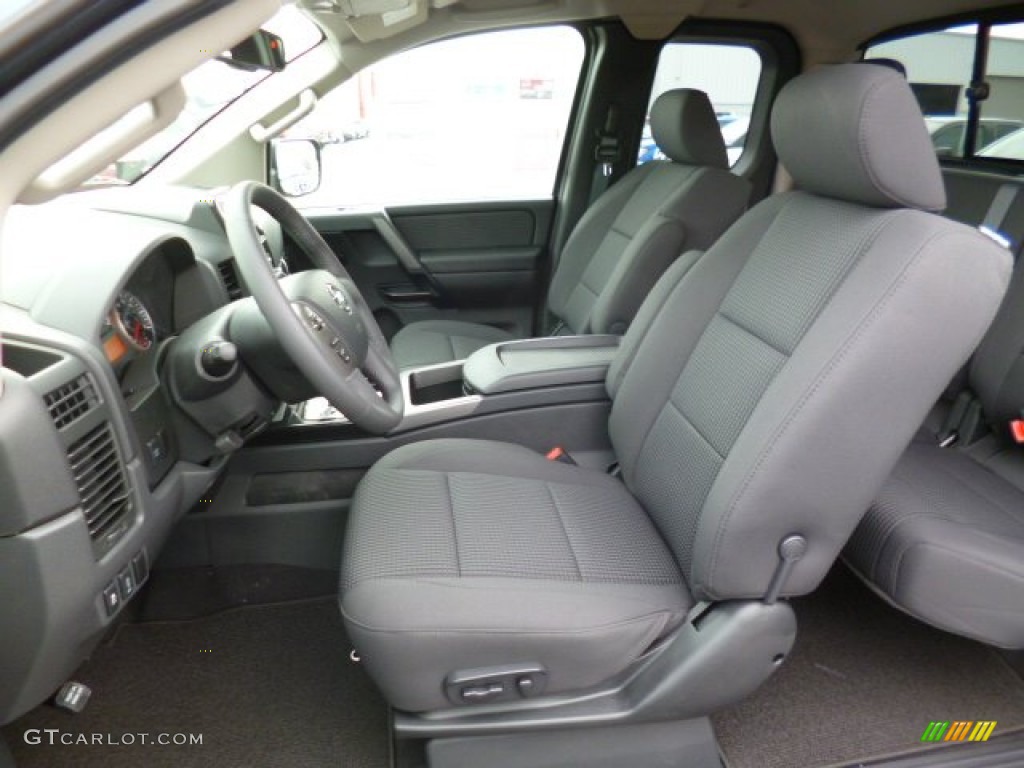 2014 Titan SV King Cab 4x4 - Graphite Blue / Charcoal photo #15
