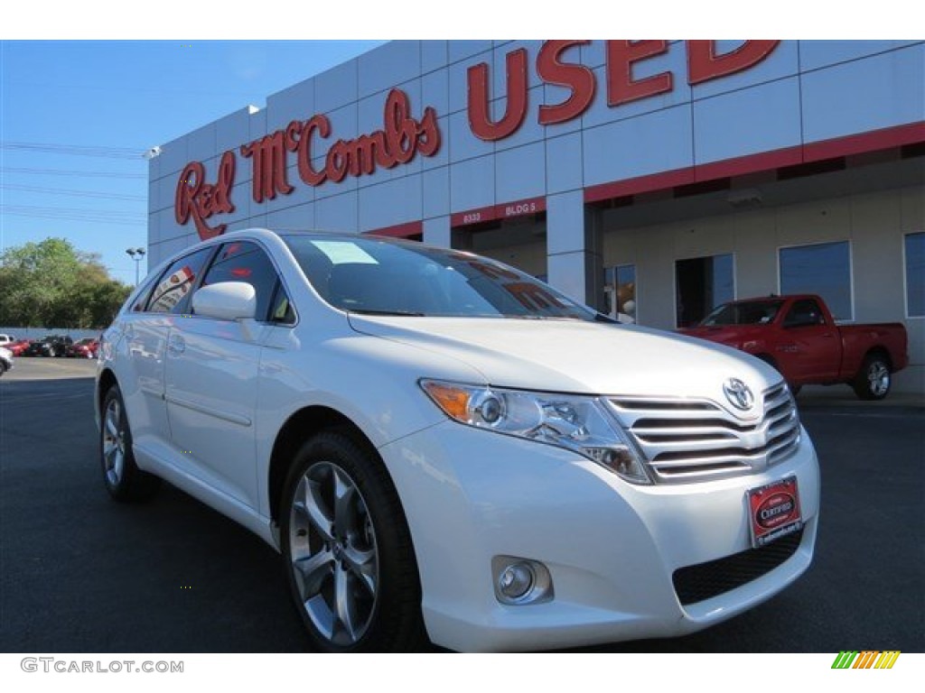 2012 Venza XLE - Blizzard White Pearl / Ivory photo #1