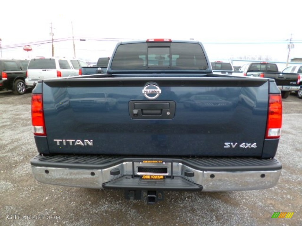 2014 Titan SV King Cab 4x4 - Graphite Blue / Almond photo #6