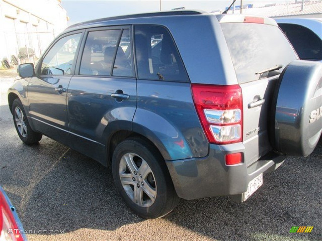 2008 Grand Vitara Luxury - Azure Grey Metallic / Black photo #2