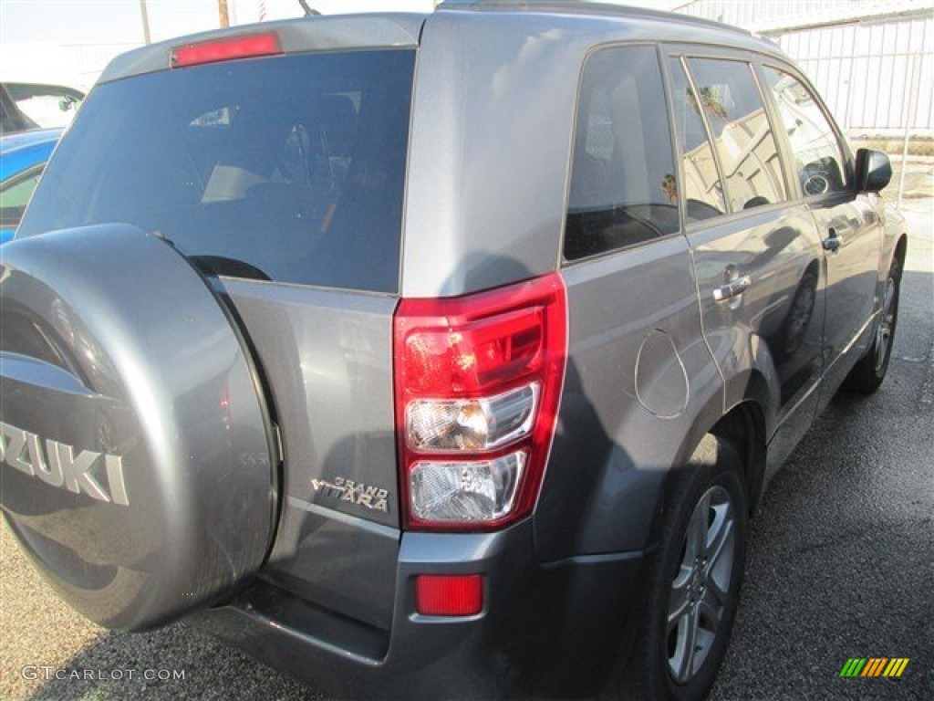 2008 Grand Vitara Luxury - Azure Grey Metallic / Black photo #3