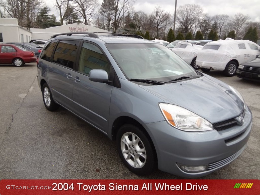 2004 Sienna XLE AWD - Blue Mirage Metallic / Stone Gray photo #1