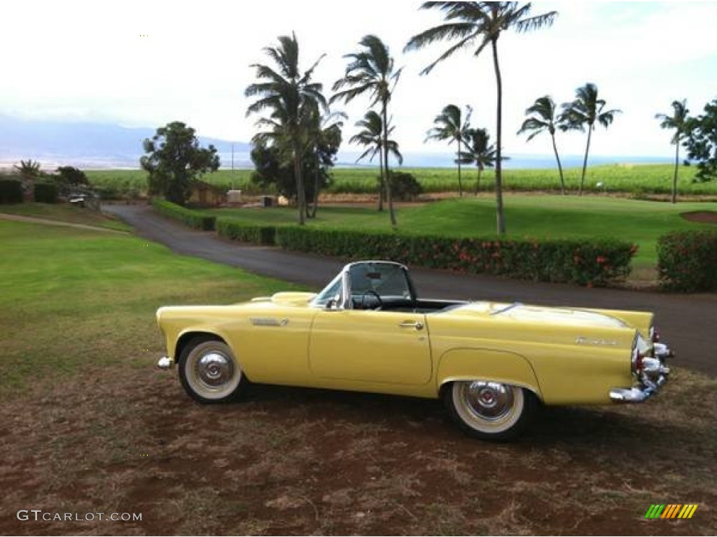 1955 Thunderbird Convertible - Goldenrod Yellow / Black/Yellow photo #1