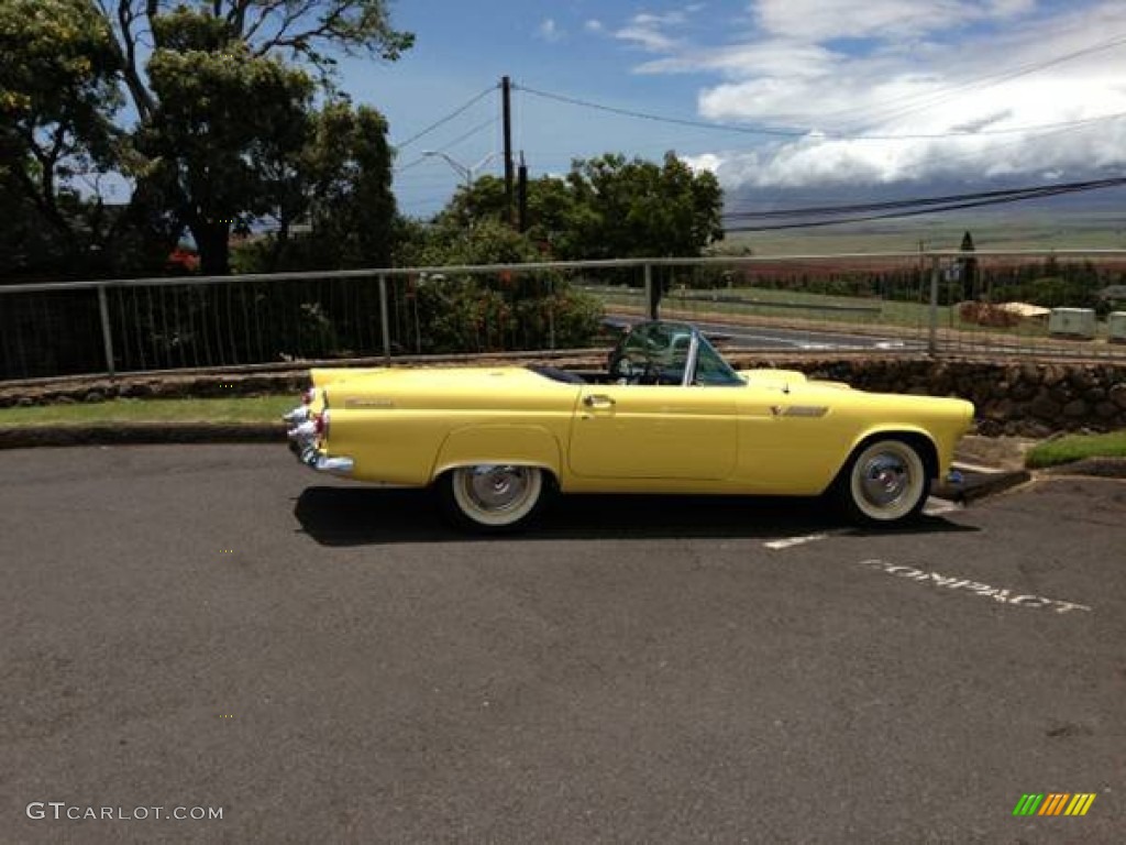 1955 Thunderbird Convertible - Goldenrod Yellow / Black/Yellow photo #4