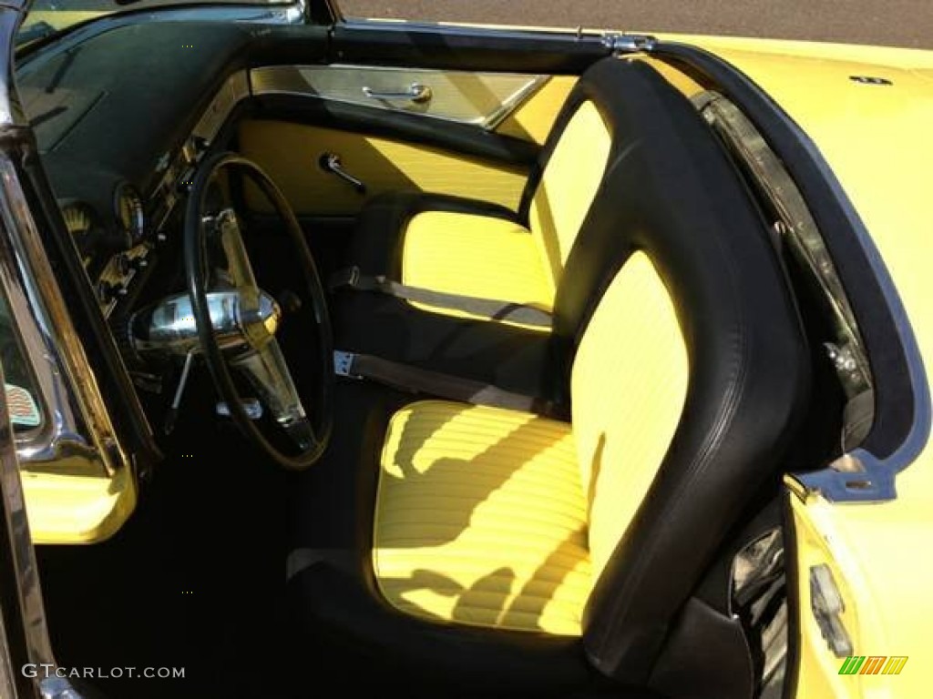 1955 Thunderbird Convertible - Goldenrod Yellow / Black/Yellow photo #8