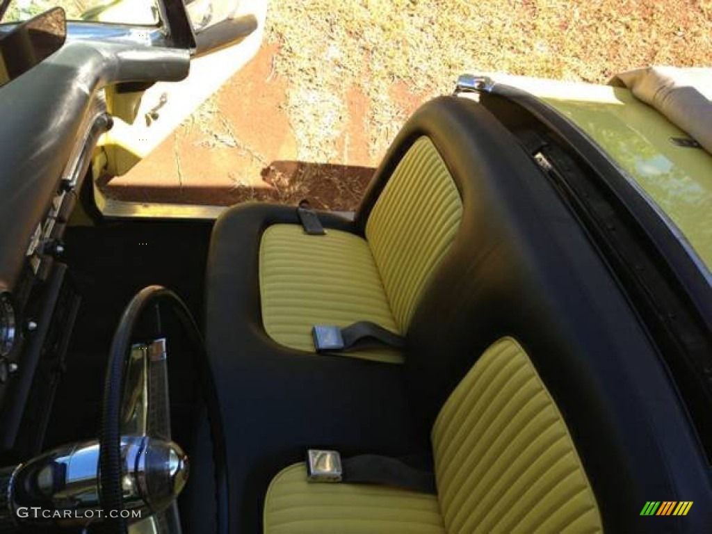 1955 Thunderbird Convertible - Goldenrod Yellow / Black/Yellow photo #10