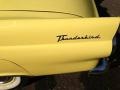 1955 Goldenrod Yellow Ford Thunderbird Convertible  photo #13