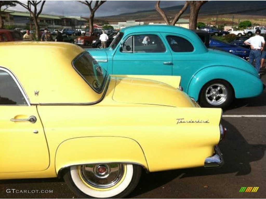 1955 Thunderbird Convertible - Goldenrod Yellow / Black/Yellow photo #14