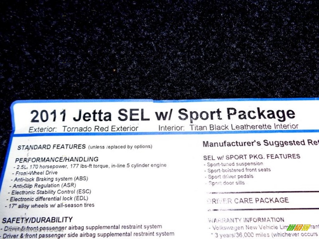 2011 Jetta SEL Sedan - Tornado Red / Titan Black photo #22