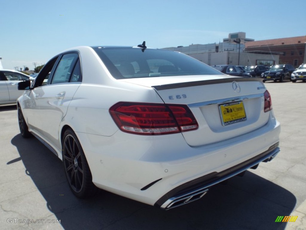 2014 E 63 AMG S-Model - Diamond White Metallic / Black photo #6