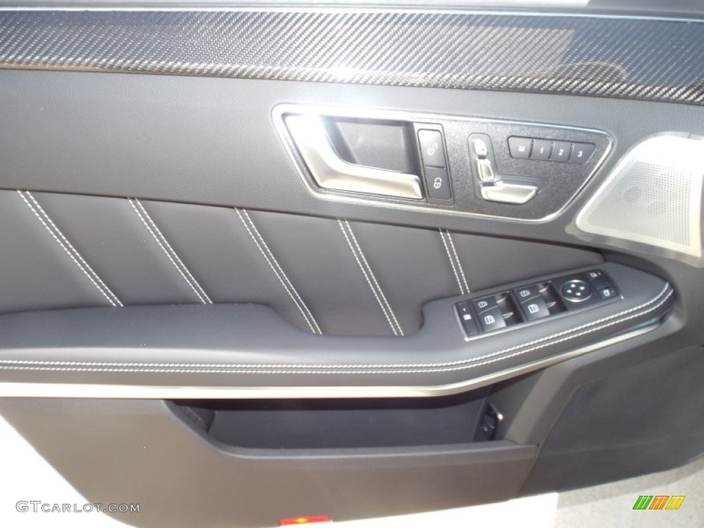 2014 E 63 AMG S-Model - Diamond White Metallic / Black photo #7