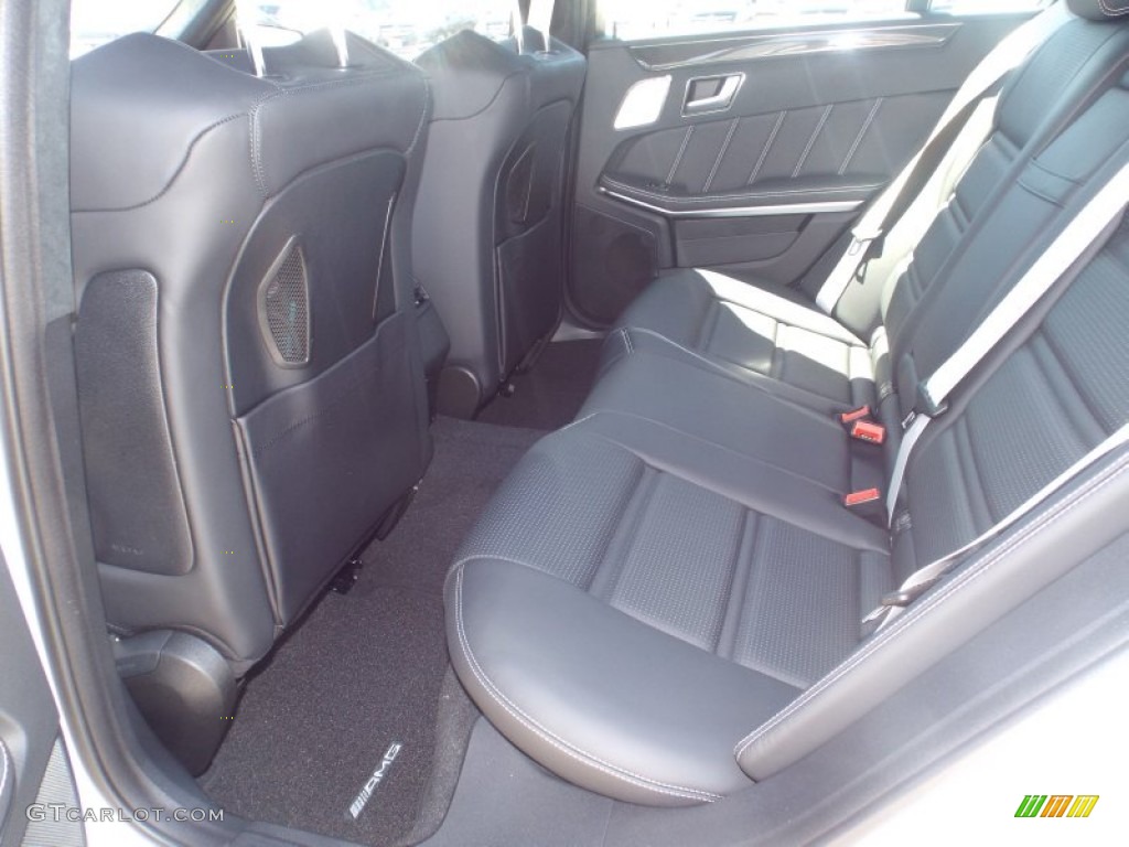 2014 E 63 AMG S-Model - Diamond White Metallic / Black photo #9