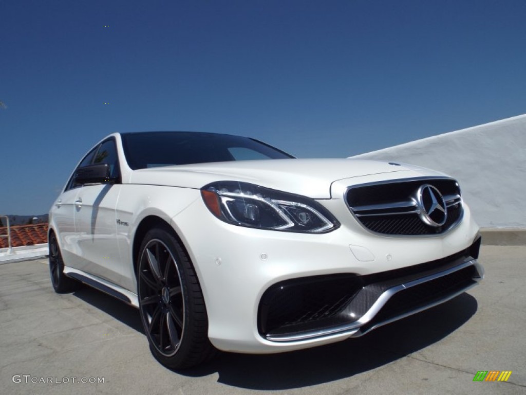 2014 E 63 AMG S-Model - Diamond White Metallic / Black photo #21