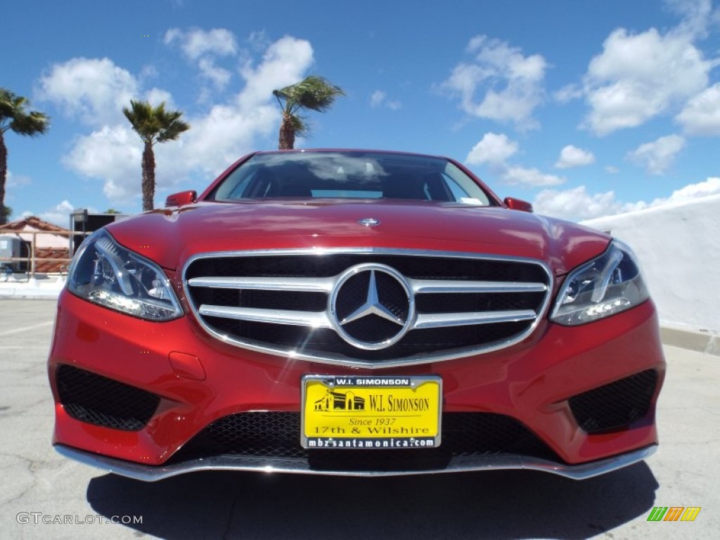 2014 E 350 Sport Sedan - Hyacinth Red Metallic / Black photo #2