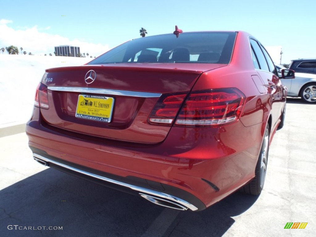 2014 E 350 Sport Sedan - Hyacinth Red Metallic / Black photo #4
