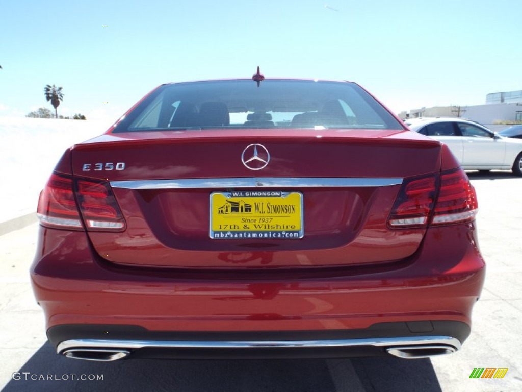 2014 E 350 Sport Sedan - Hyacinth Red Metallic / Black photo #5