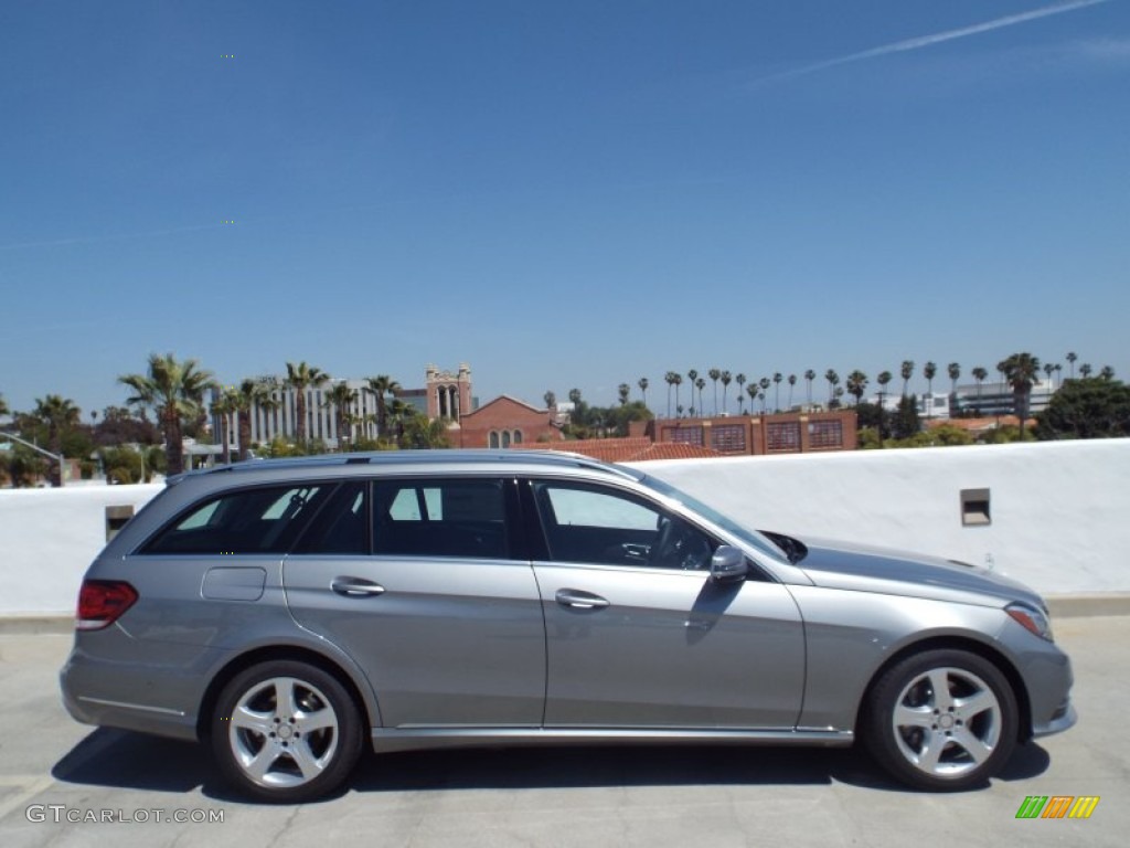2014 E 350 4Matic Wagon - Paladium Silver Metallic / Black photo #3