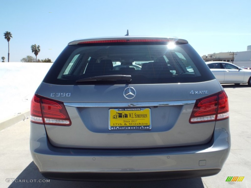 2014 E 350 4Matic Wagon - Paladium Silver Metallic / Black photo #5