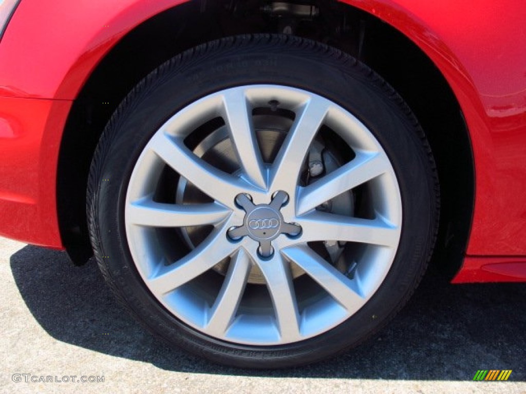 2014 A4 2.0T quattro Sedan - Brilliant Red / Velvet Beige/Black photo #7