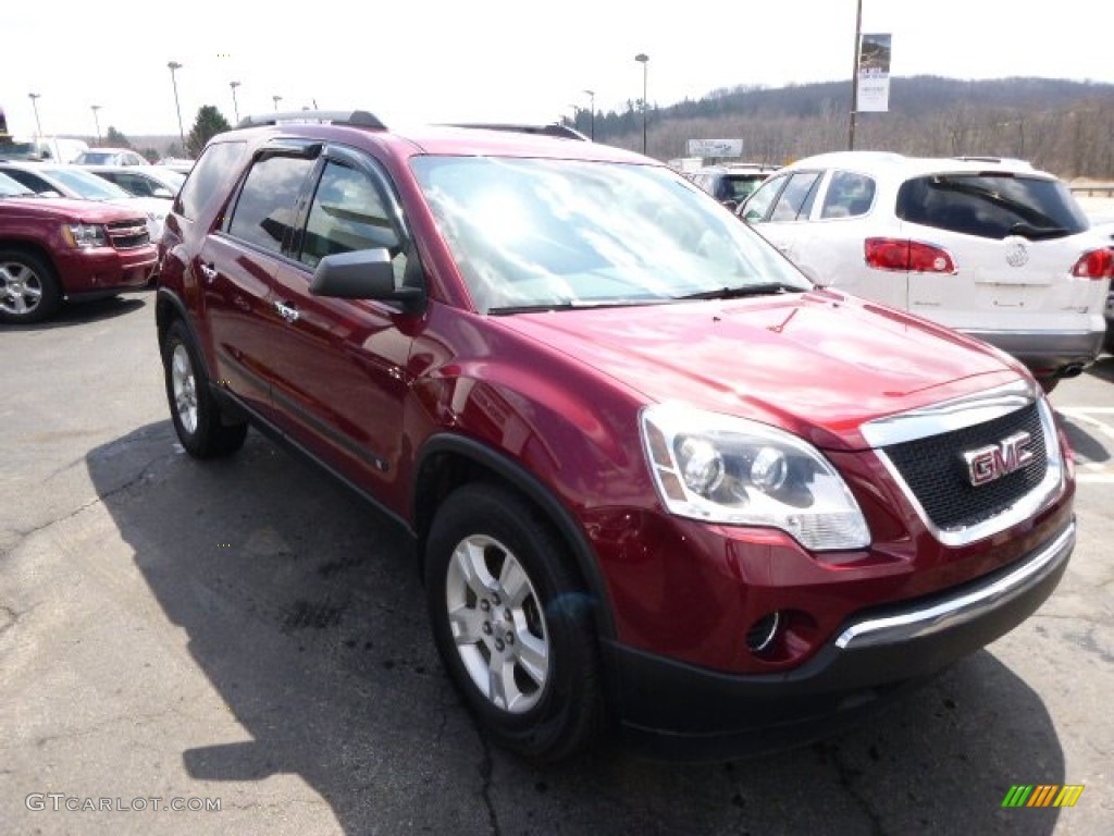 Red Jewel Tintcoat 2010 GMC Acadia SLE AWD Exterior Photo #92315361