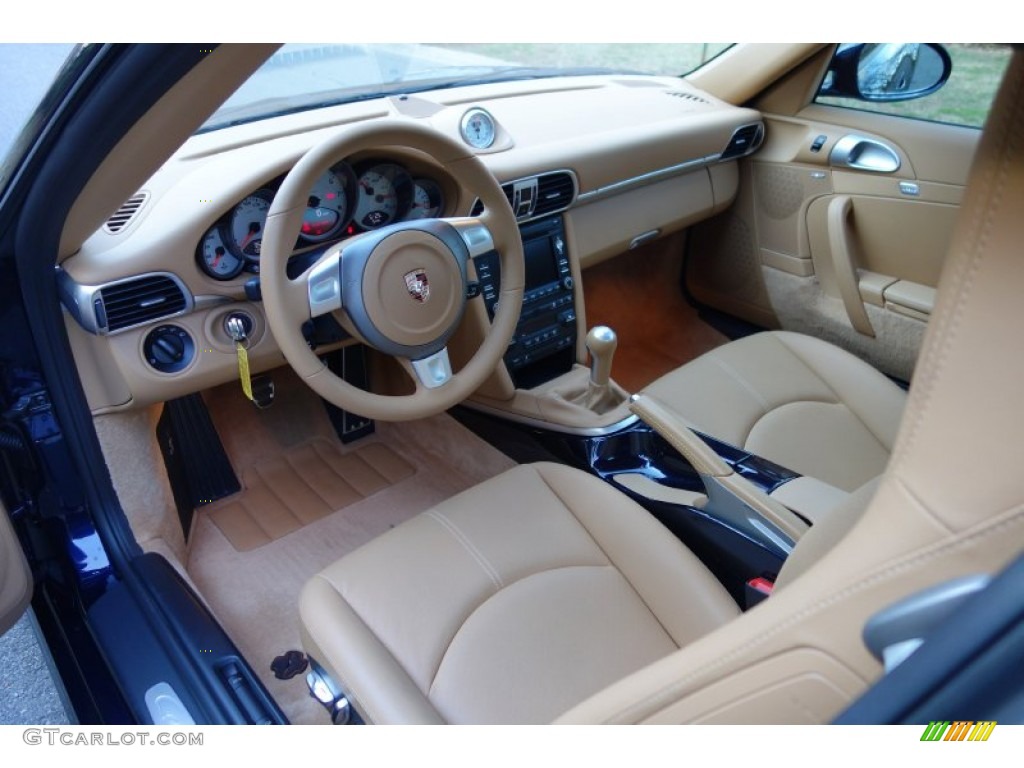 Sand Beige Interior 2009 Porsche 911 Carrera S Coupe Photo #92315994