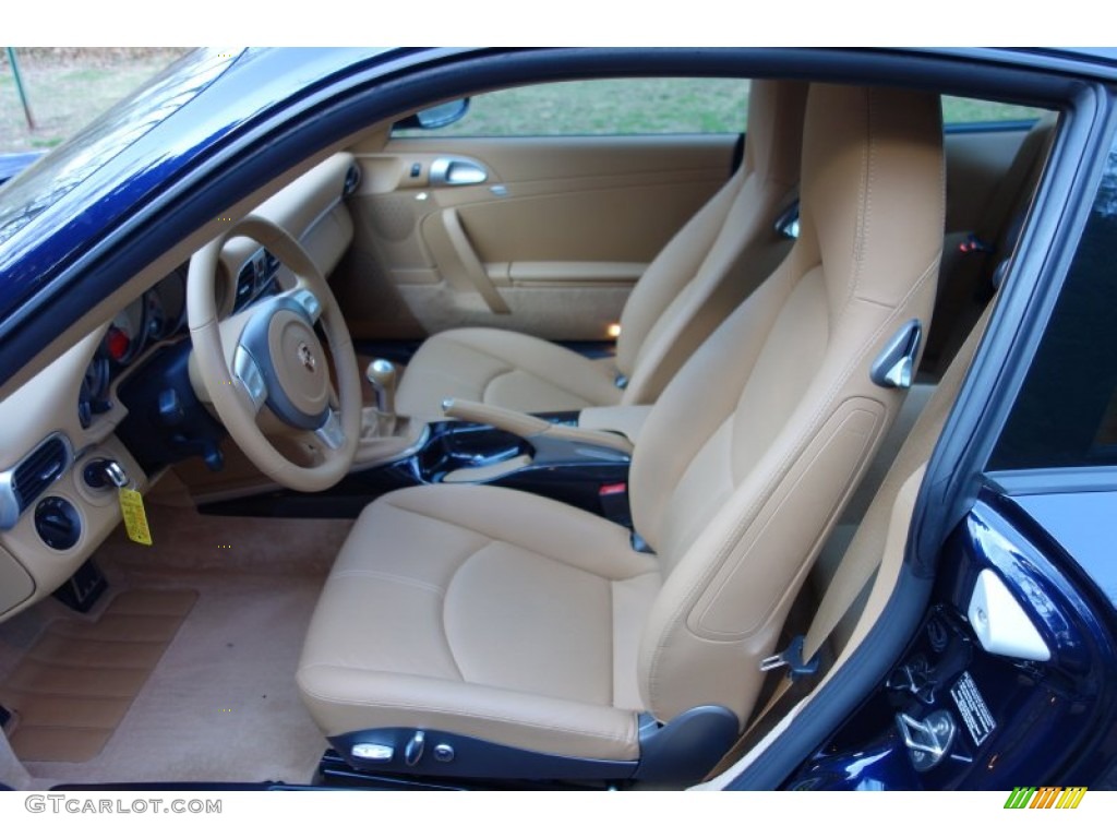 Sand Beige Interior 2009 Porsche 911 Carrera S Coupe Photo #92316162