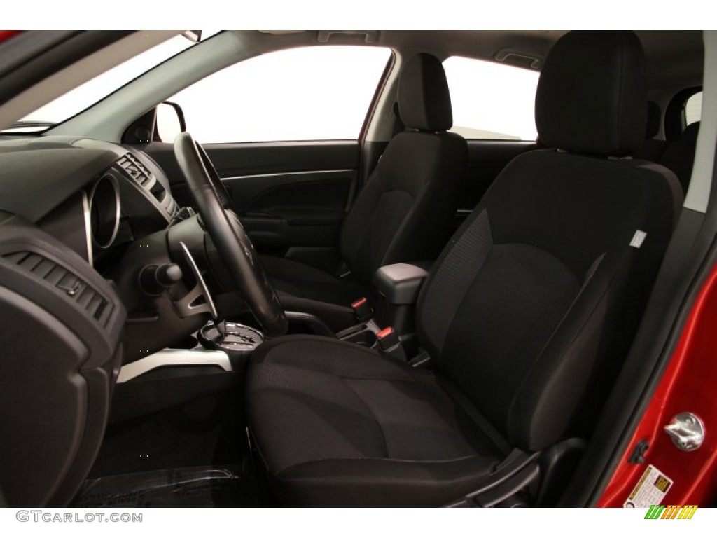2011 Outlander Sport ES - Rally Red Metallic / Black photo #5