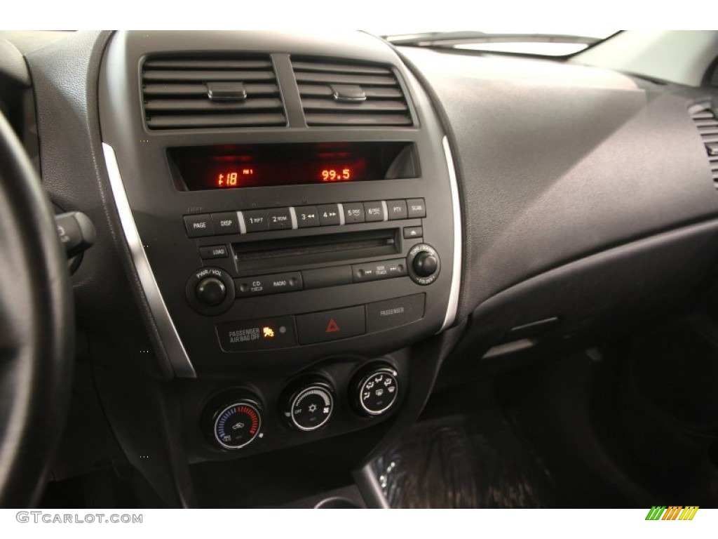 2011 Outlander Sport ES - Rally Red Metallic / Black photo #8