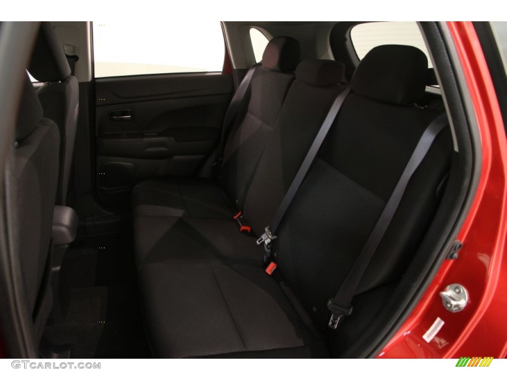 2011 Outlander Sport ES - Rally Red Metallic / Black photo #12