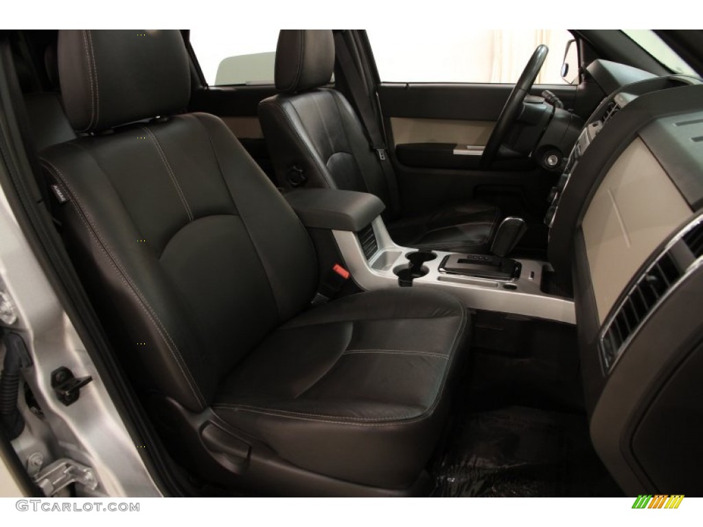 Black Interior 2009 Mercury Mariner V6 Premier 4WD Photo #92317266