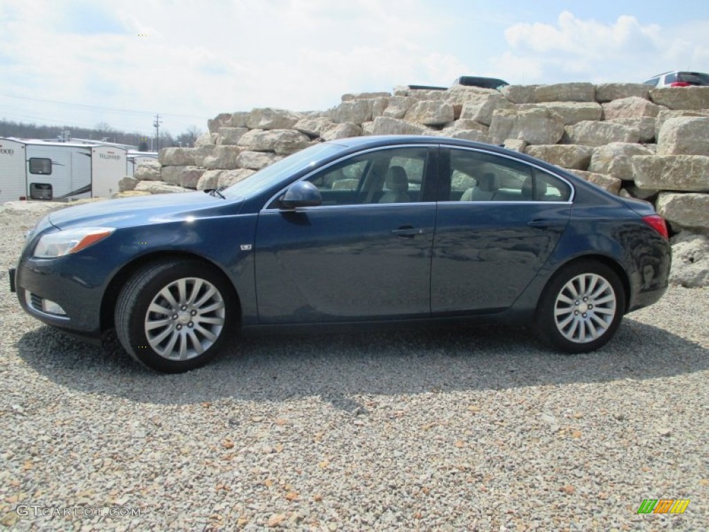 2011 Regal CXL - Majestic Blue Metallic / Cashmere photo #3