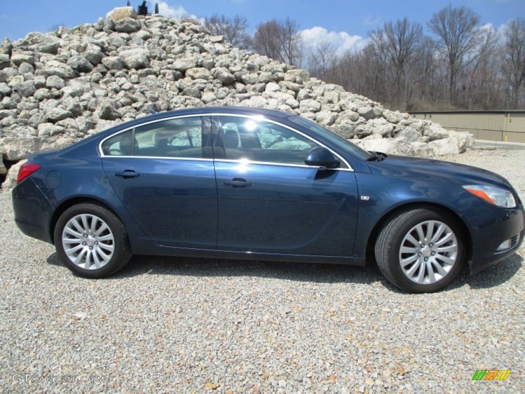 2011 Regal CXL - Majestic Blue Metallic / Cashmere photo #29