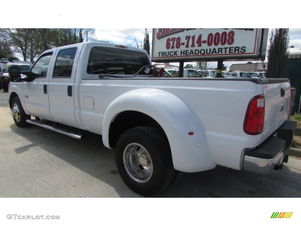 2012 F350 Super Duty XLT Crew Cab Dually - Oxford White / Steel photo #5