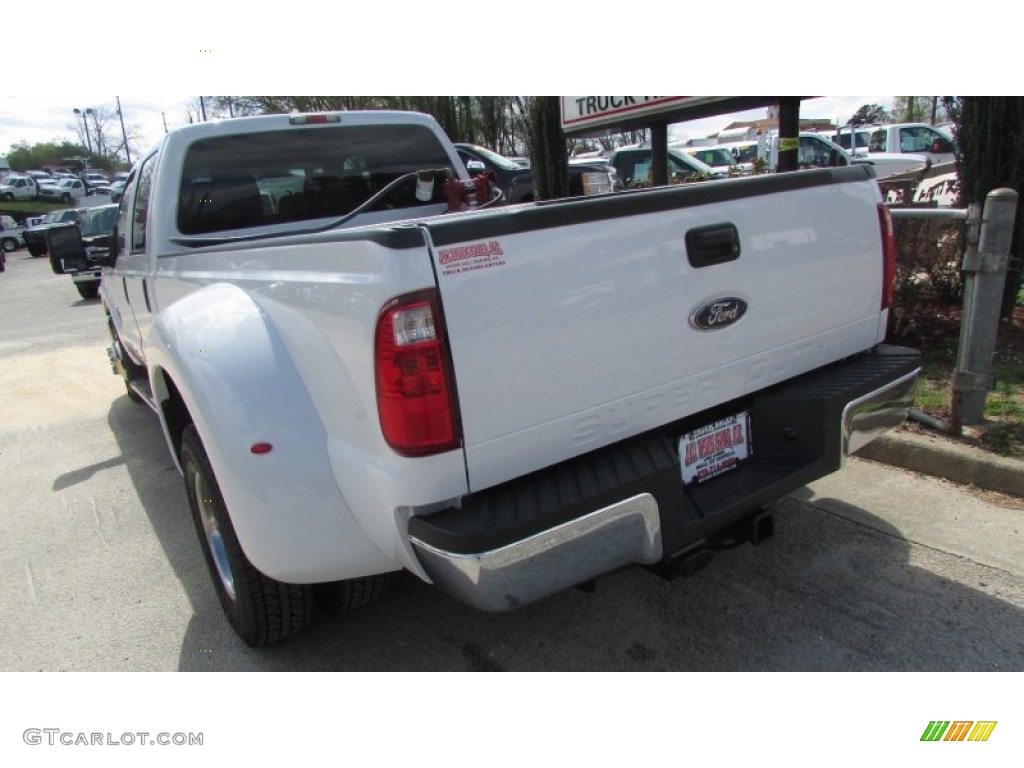 2012 F350 Super Duty XLT Crew Cab Dually - Oxford White / Steel photo #6