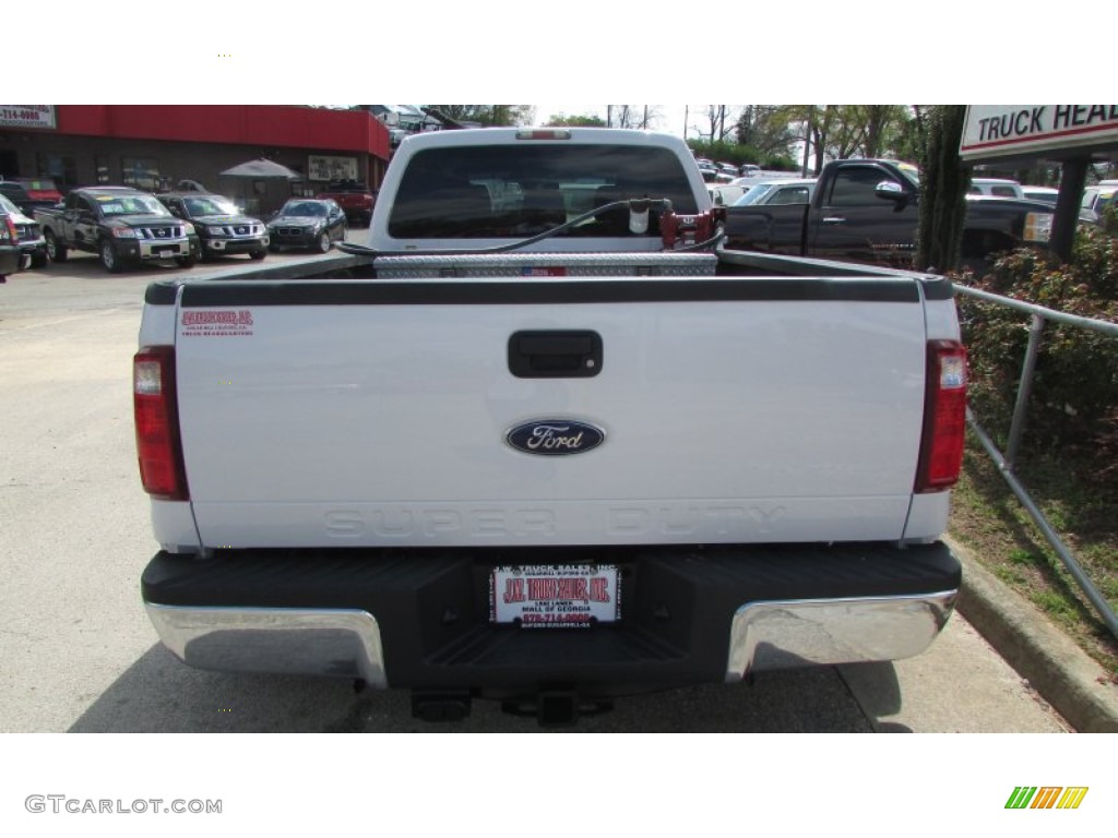 2012 F350 Super Duty XLT Crew Cab Dually - Oxford White / Steel photo #7