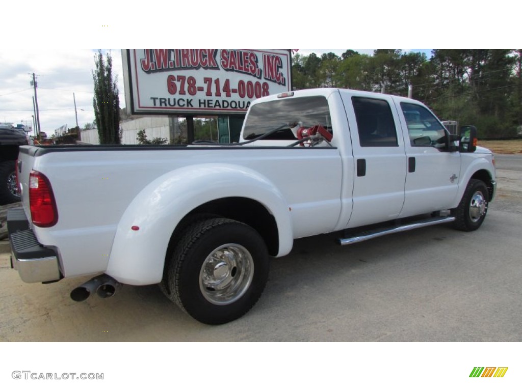 2012 F350 Super Duty XLT Crew Cab Dually - Oxford White / Steel photo #9