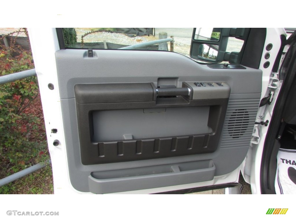 2012 F350 Super Duty XLT Crew Cab Dually - Oxford White / Steel photo #14