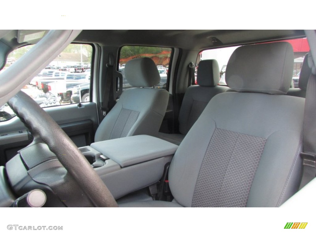 2012 F350 Super Duty XLT Crew Cab Dually - Oxford White / Steel photo #18