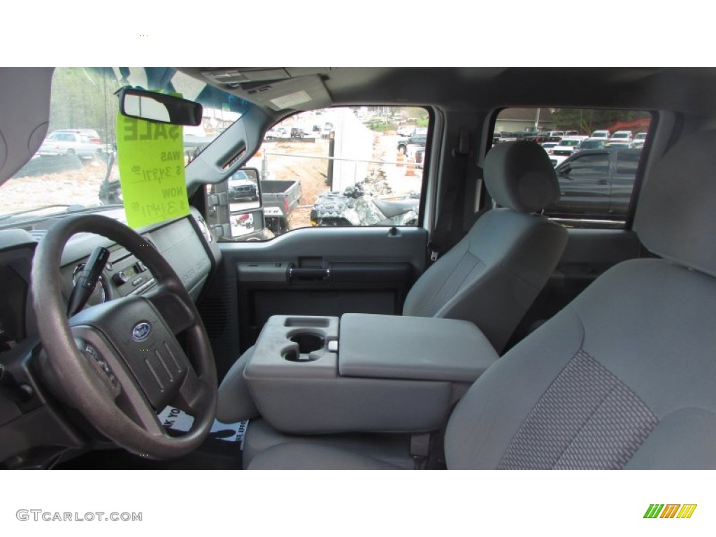 2012 F350 Super Duty XLT Crew Cab Dually - Oxford White / Steel photo #19