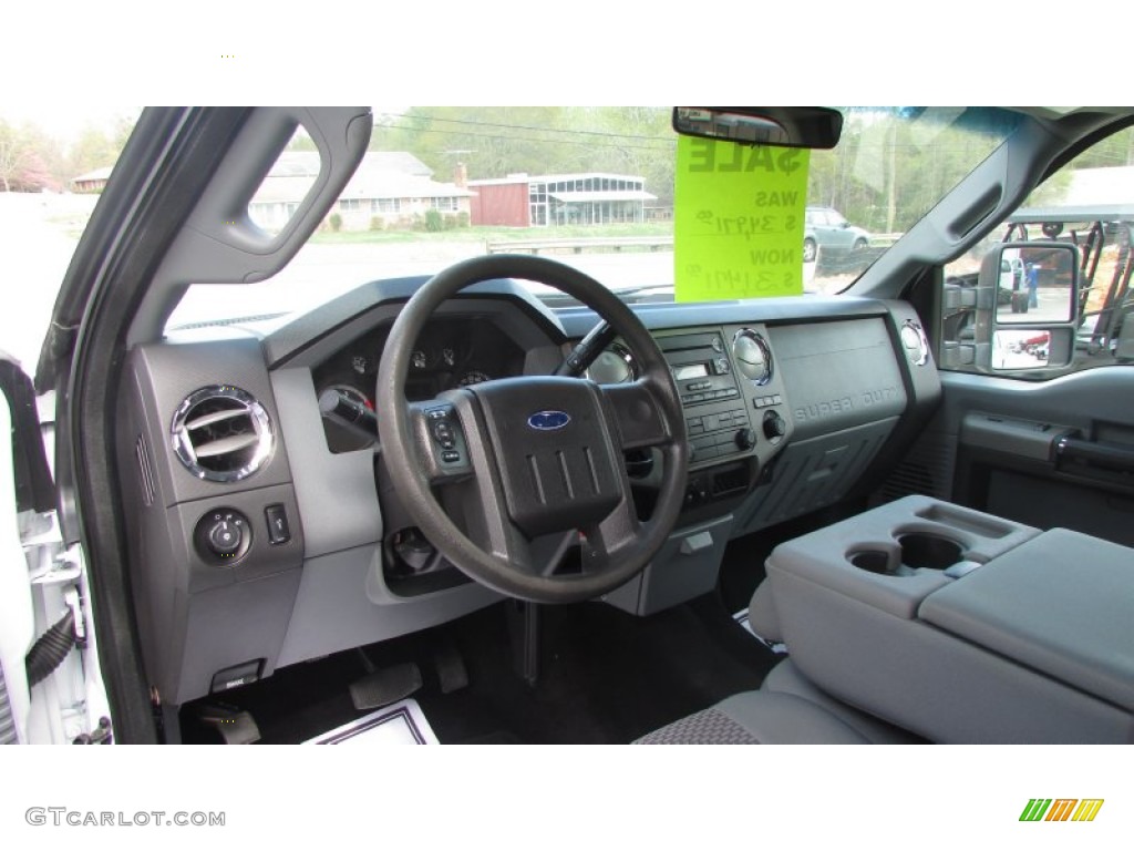 2012 F350 Super Duty XLT Crew Cab Dually - Oxford White / Steel photo #20