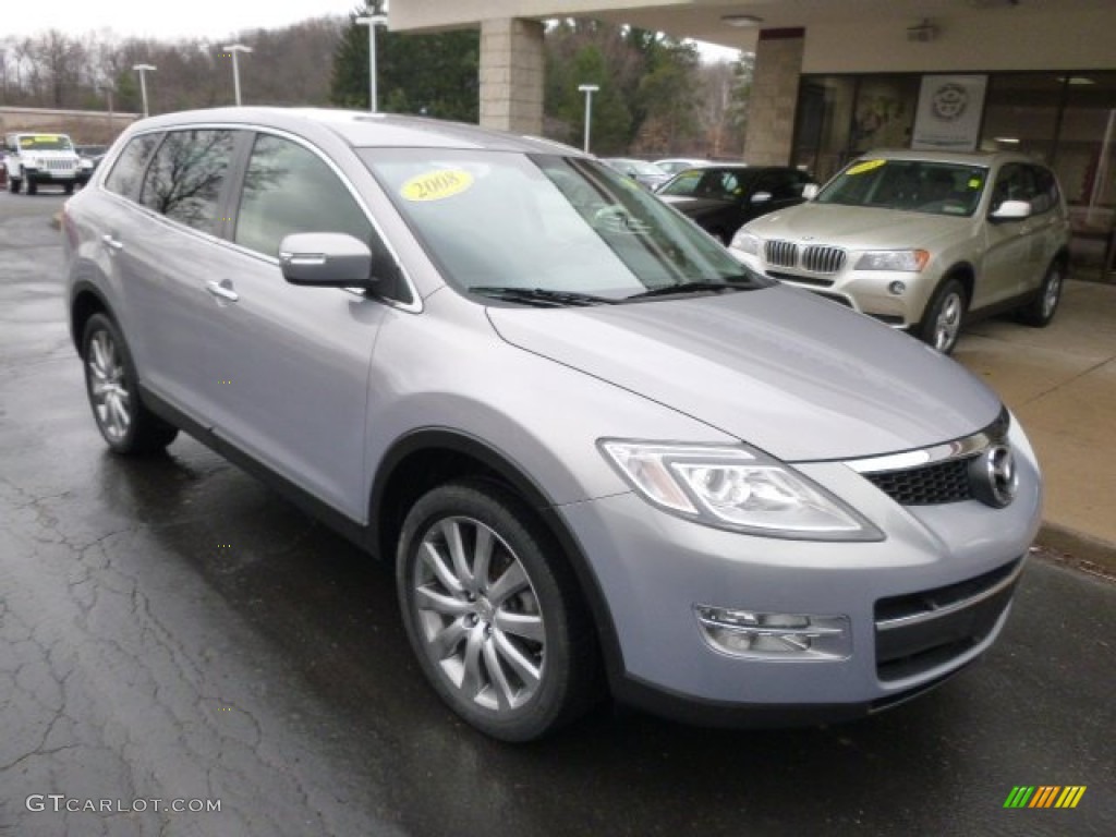 2008 CX-9 Grand Touring AWD - Liquid Platinum Metallic / Black photo #2