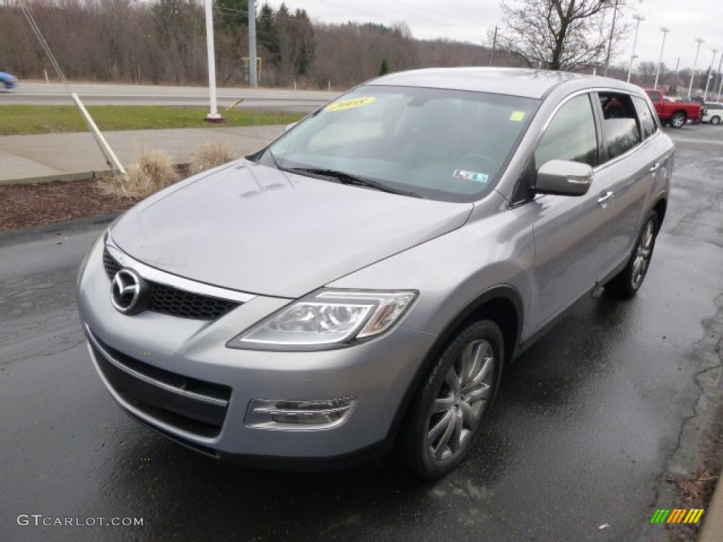 2008 CX-9 Grand Touring AWD - Liquid Platinum Metallic / Black photo #4