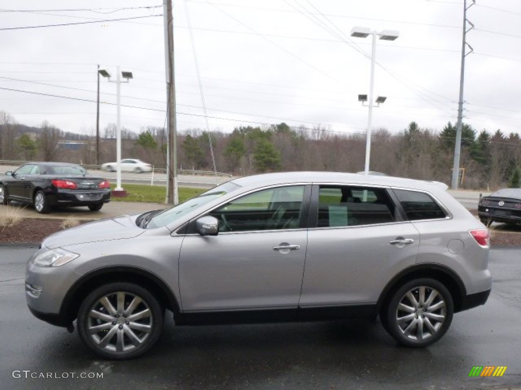 2008 CX-9 Grand Touring AWD - Liquid Platinum Metallic / Black photo #5