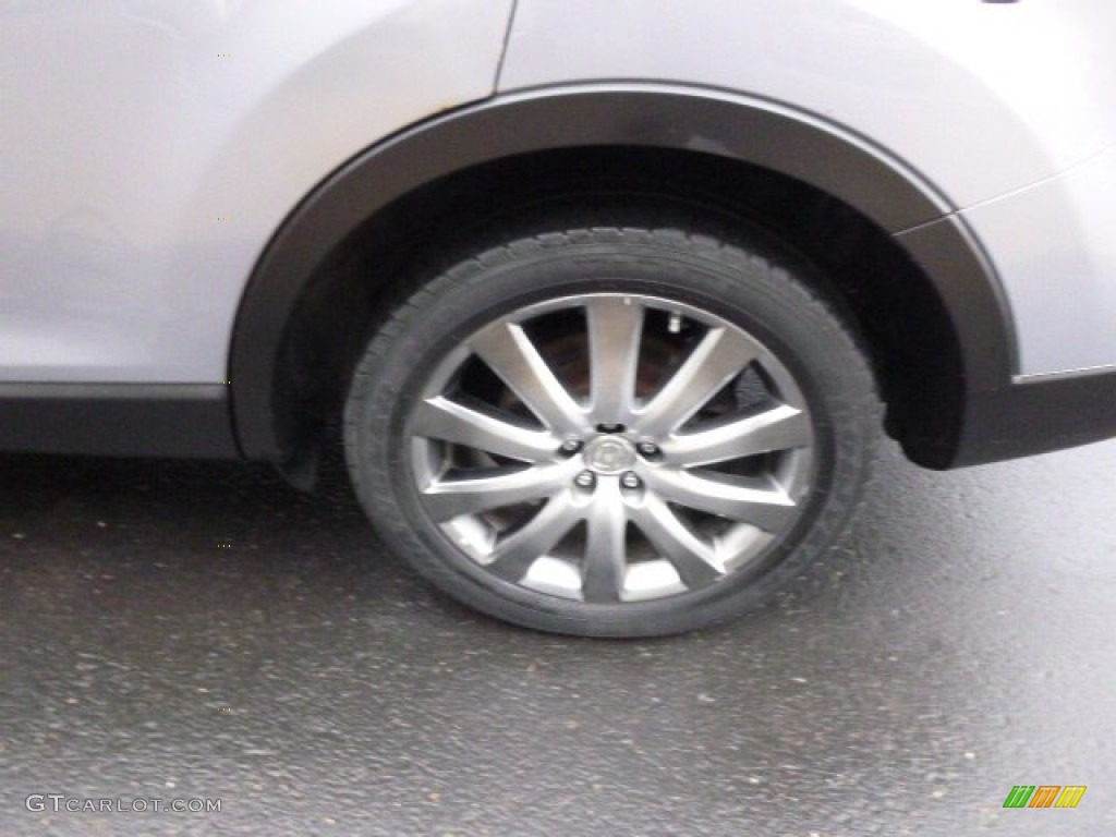 2008 CX-9 Grand Touring AWD - Liquid Platinum Metallic / Black photo #9