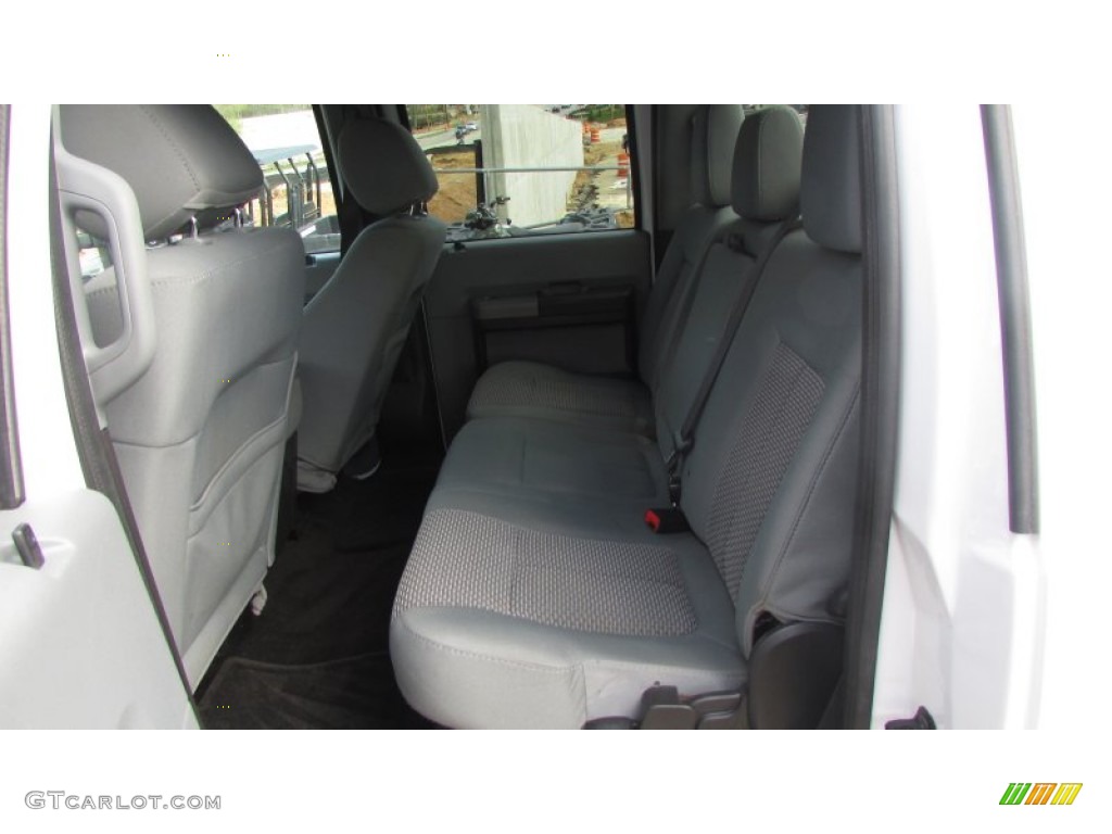 2012 F350 Super Duty XLT Crew Cab Dually - Oxford White / Steel photo #40