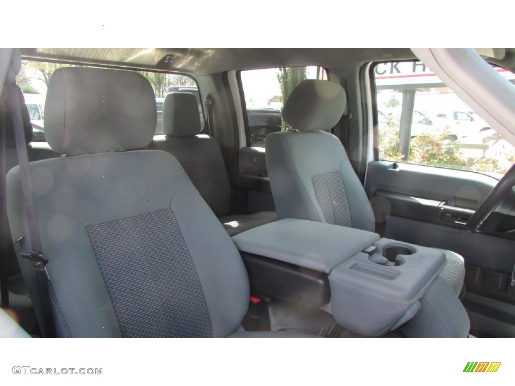 2012 F350 Super Duty XLT Crew Cab Dually - Oxford White / Steel photo #45