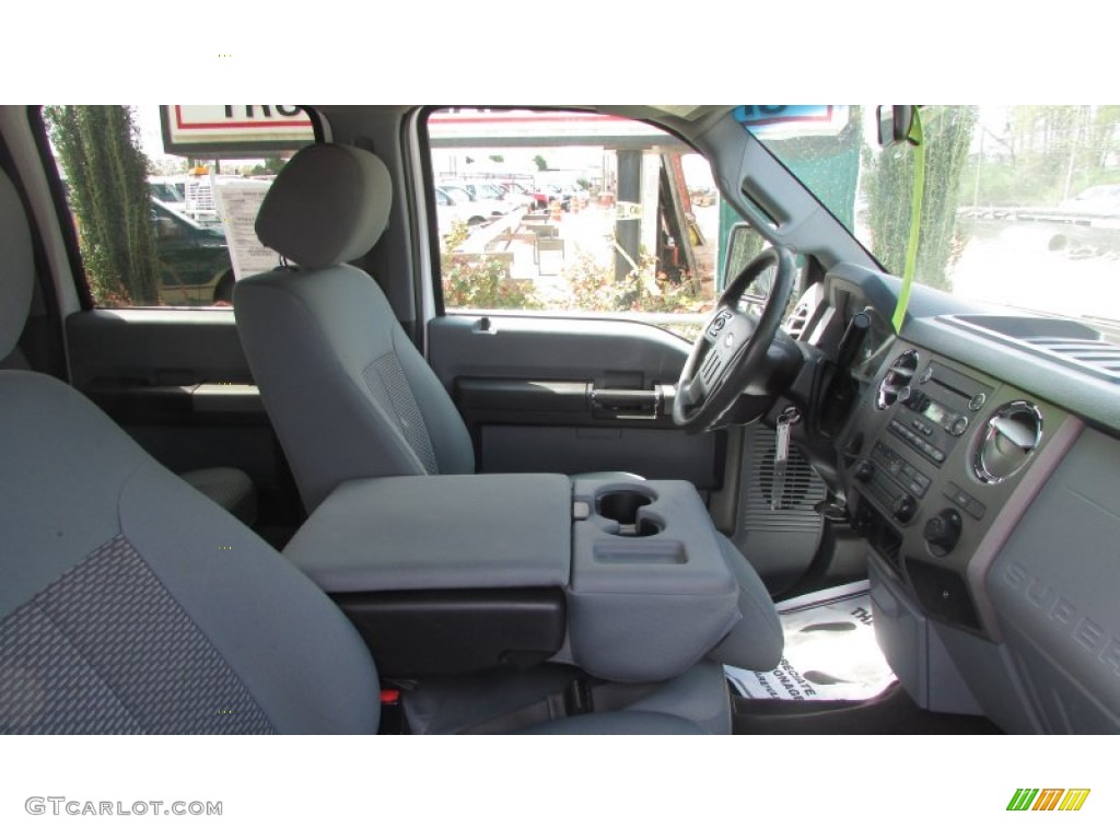2012 F350 Super Duty XLT Crew Cab Dually - Oxford White / Steel photo #46