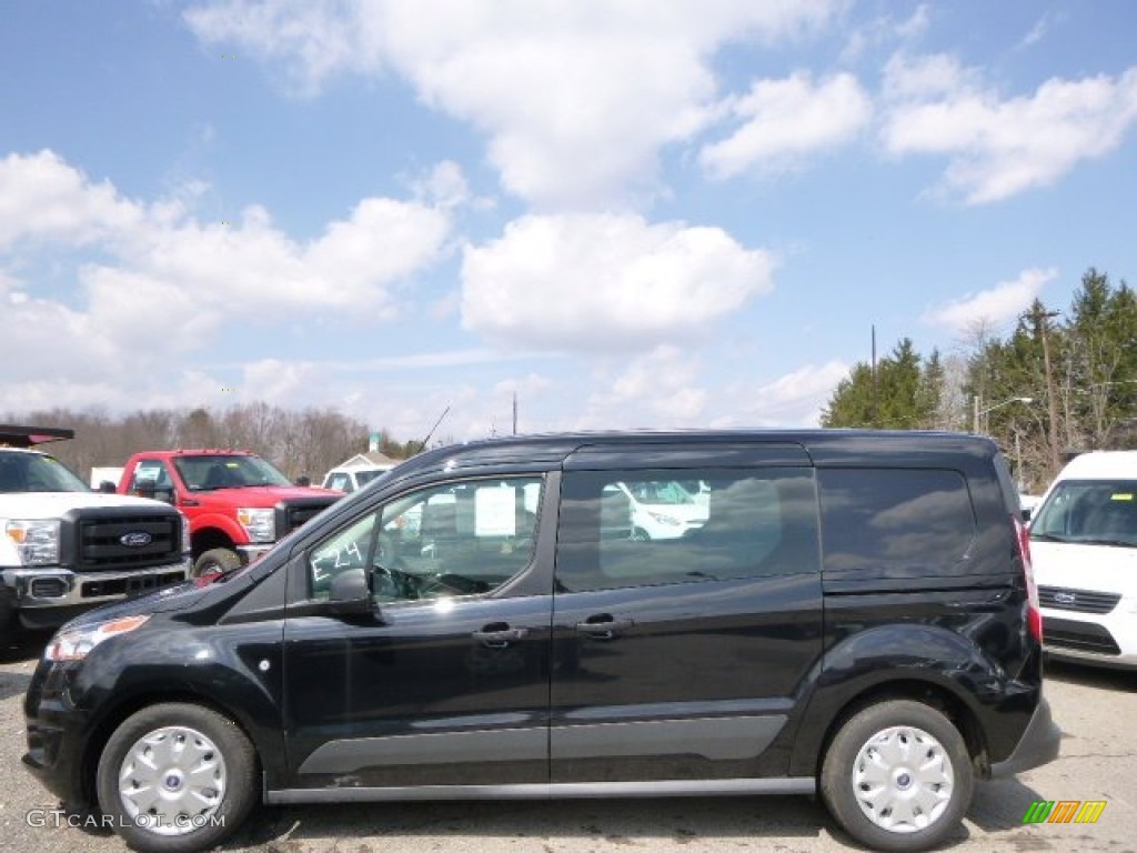 Panther Black 2014 Ford Transit Connect XLT Van Exterior Photo #92322994