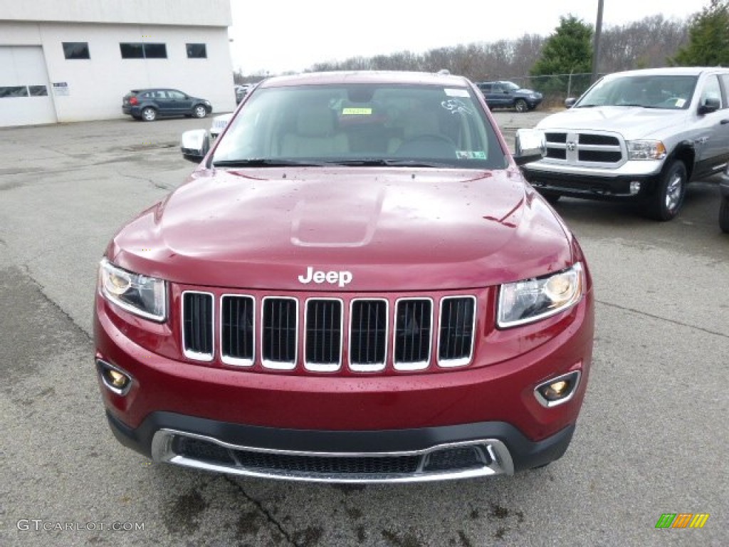 2014 Grand Cherokee Limited 4x4 - Deep Cherry Red Crystal Pearl / New Zealand Black/Light Frost photo #3